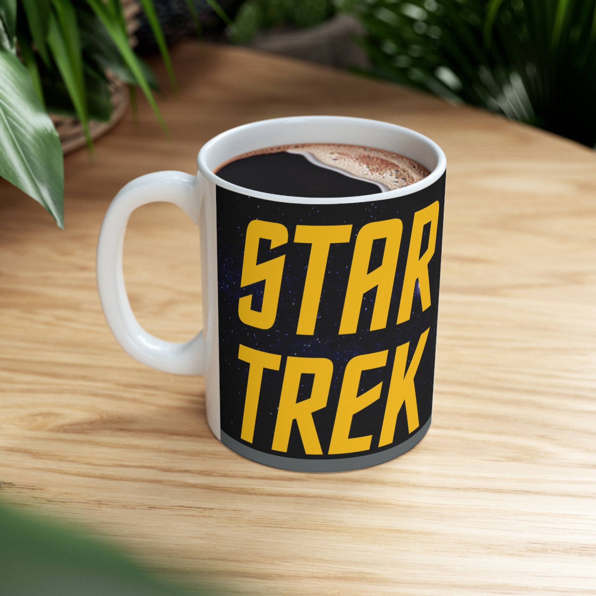 Star Trek Collection- USS Enterprise White Ceramic Mug - Creations by Chris and Carlos